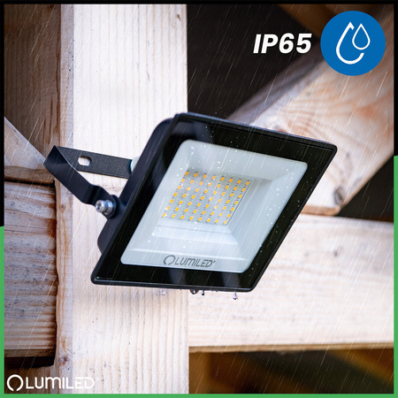 LED reflektor ZUNA2 50W 4500lm 4000K IP65 Black LUMILED