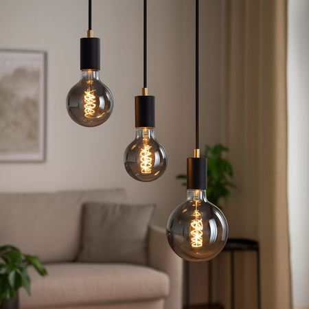 3x LED žiarovka E27 Sphere G95 6W = 50W Dekoratívna 360° LUMILED