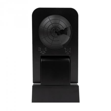 PIR senzor pohybu a súmraku IP44 povrchová montáž čierny 20m 360° CP Ecolight