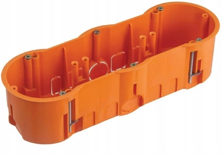 Elektrická trojskrinka PK60 3x68 hlboká pre sadrokartónové dosky Regips + skrutky PAWBOL