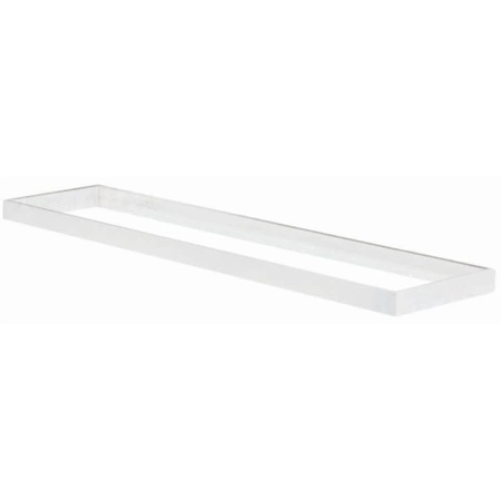 Rámček na povrchovú montáž pre LED panely 120x30 Plast 44mm Biely Ecolight
