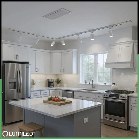 GU10 White RITI jednofázové svetlo na zbernicu