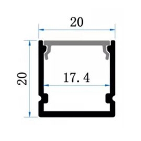 Povrchová montáž hliníkového eloxovaného profilu pre LED pásy KM38 Silver Surface 1m