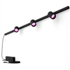 Sada nástenného osvetlenia Rail Kit 150 cm + 3x LED reflektor 15,6 W 1530 lm IP20 biely a farebný Ambiance RGB + TW Black Smart SMART Zigbee Bluetooth Perifo Philips HUE