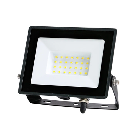 LED reflektor Vonkajšie záhradné 30W 2505lm 6500K Studené 120° IP65 IK05 Čierna MH Kobi