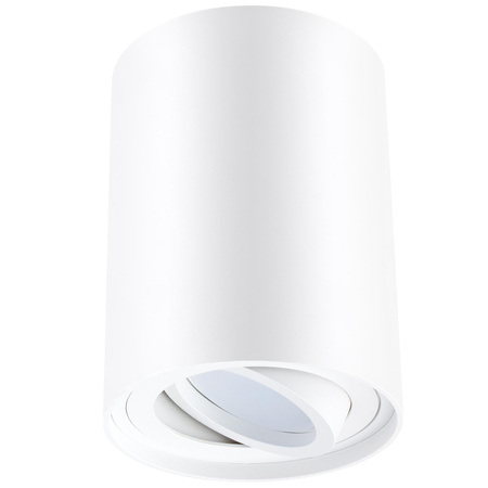 HALOGEN Spot Tube Movable Round White 115mm + LED žiarovka GU10 6W 120° 4000K AMAT-L LUMILED