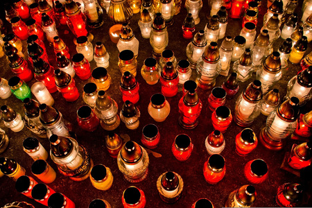 6x Sklenená sviečka pre drahého starého rodiča na hrob 40h za príspevok Celoročne 33cm