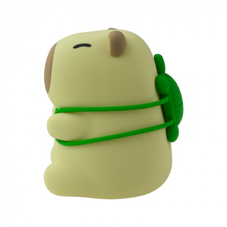 Detské LED nočné svetlo 2,5W 3000K, teplá biela + Multicolour RGB dobíjacie 1200mAh béžová KAPIBARA MARY'S