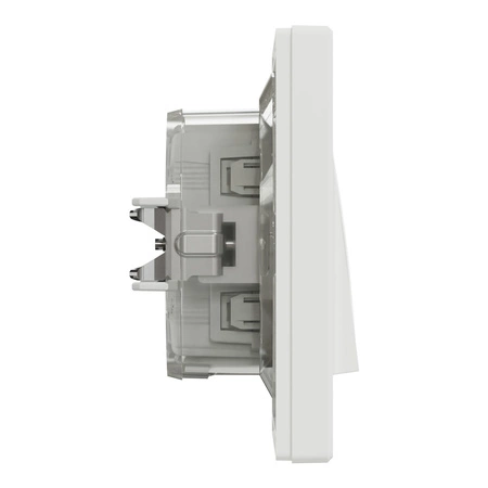 Jednopólový spínač s rámčekom Spínač IP44 SCHNEIDER ASFORA