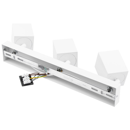 Stropné reflektorové nástenné svietidlo 3xGU10 QUANTUS White