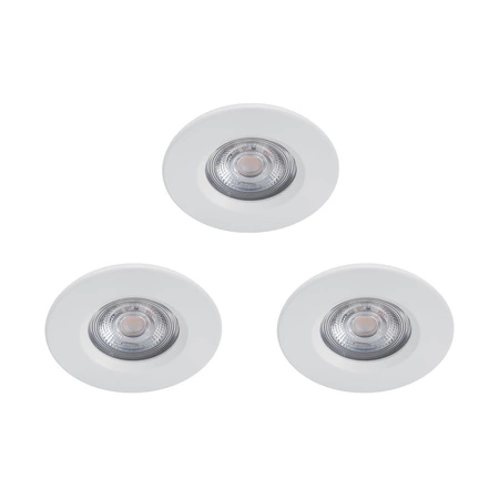 3x LED zapustená montáž 5,5W 350lm 2700K IP65 Hermeticky biela Dive Kúpeľňa Philips