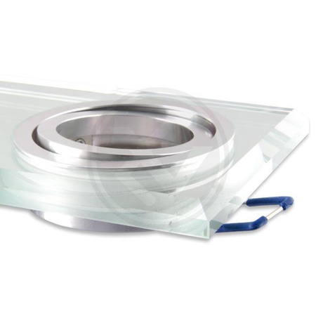 Bodové halogénové svietidlo 2x GU10 obdĺžnikové pohyblivé biele Styx Masterled