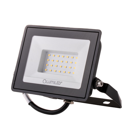 LED reflektor ZUNA2 30W 2700lm 6500K IP65 Black LUMILED