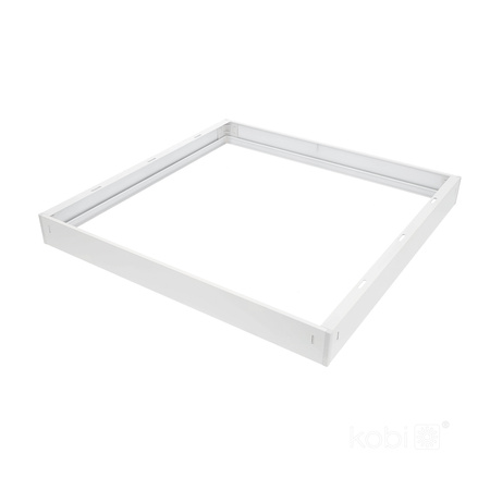 Rám na povrchovú montáž 63 mm pre LED panel 60x60 cm Klik White Kobi