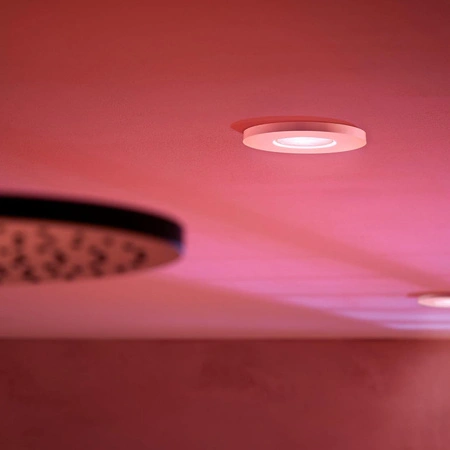 Zapustené svietidlo LED Hermetic IP44 do kúpeľne 4,2 W 400 lm IP44 Biela a farebná Ambiance RGB + TW White Smart SMART Zigbee Bluetooth Xamento Philips HUE