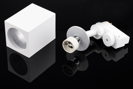 GU10 BRICK White pre jednofázové prípojnice