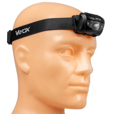 Nabíjacia čelová baterka 100lm LED + 2x LED VA0178 VAYOX