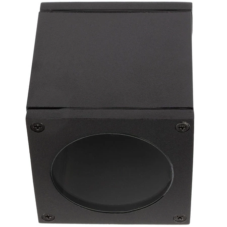 LED QUAZAR 17 GU10 IP44 KOBI ALUMINIUM Štvorcové stropné svietidlo čierne