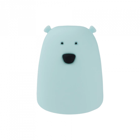 Detské LED nočné svetlo 3000K, teplá biela + Multicolour RGB Battery Blue MARY'S SMALL BEAR