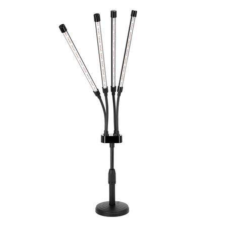 LED lampa na podporu rastu rastlín nastaviteľná 10 W čierna Vitaro Kobi