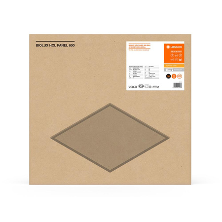 LED panelové kancelárske svietidlo Stropná svetelná kazeta 40W 4600lm 2700K - 6500K CCT Stmievateľný Flush Mount White 60x60cm UGR19 Biolux Hcl Ledvance
