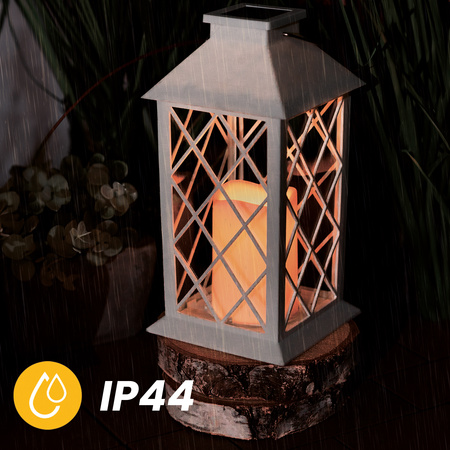 LED solárna záhradná stojaca lampa LIRIO 2 IP44 závesná lampa LUMILED