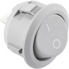 Nábytkový kolískový spínač ON/OFF sivý