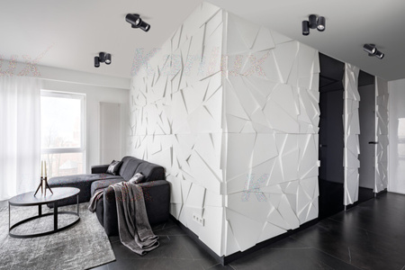 LED reflektor na povrchovú montáž Nastaviteľný GU10 Black Blurro Kanlux