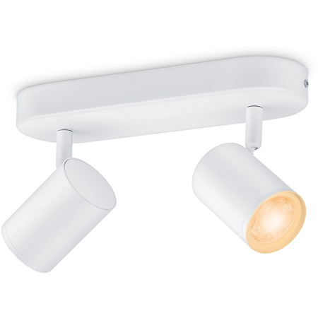 LED stropné svietidlo SPOT rail 2x 5W WHITE + RGB SMART WiFi WiZ