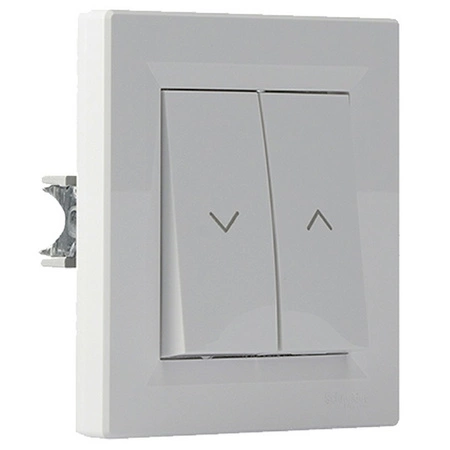 Roletový spínač s rámom Double Asfora White