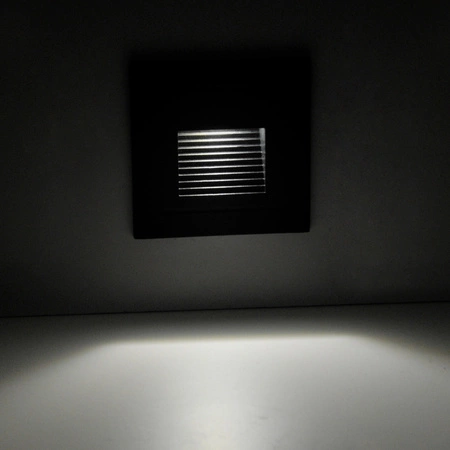 Schodiskové svietidlo 3W 20lm 4000K, neutrálna biela sivá IP44 Q LED Sanico Goldlux