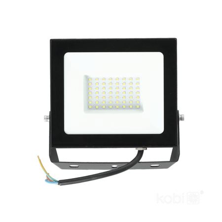 Vonkajšie LED reflektory Garden 50W 4270lm 4000K neutrálna biela 120° IP65 IK05 Black MH Kobi