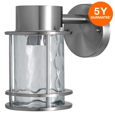 LED E27 IP44 Silver Endura Ledvance Vonkajšie záhradné nástenné svietidlo