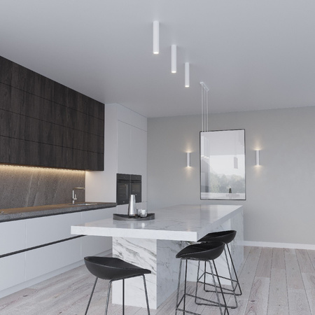 Závesné stropné svietidlo 3x GU10 Tubular White Modern Lagos Sollux