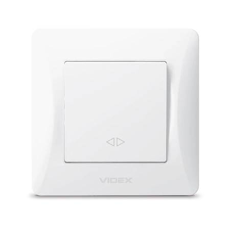 1-pólový spínač 10A Povrchová montáž Biela BINERA VIDEX