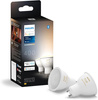 2x LED žiarovka GU10 reflektor 4,2W = 50W 400lm 2200-6500K CCT SMART Smart Bluetooth ZigBee White Ambiance Philips HUE
