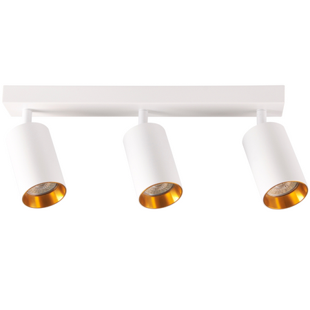 Nástenné a stropné bodové svietidlo 3x GU10 White Gold MARIBEL Sanico Goldlux