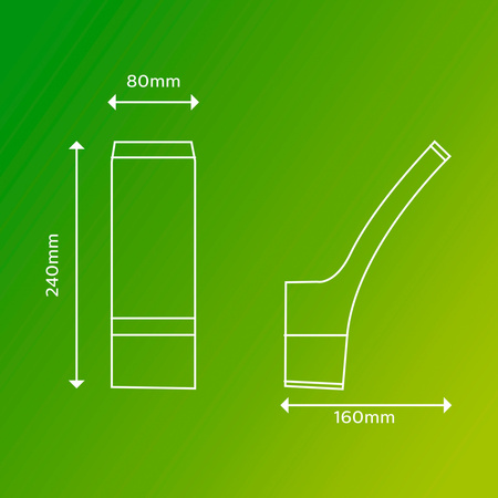 Záhradné nástenné svietidlo Vonkajšie fasádne svietidlo LED 3,8 W 800 lm 2700 K antracitová Splay Ultra Efficient Philips