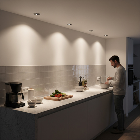 10x LED žiarovka GU10 reflektor PAR16 5,2W = 55W 720LM 4000K neutrálna biela 38° LUMILED