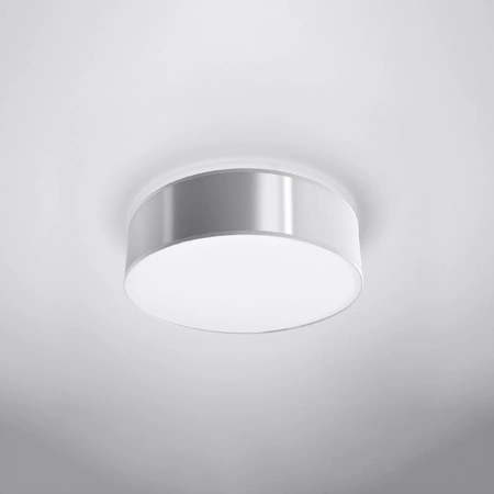 Stropné svietidlo Plafond 2x E27 Round Grey Minimalist Arena Sollux