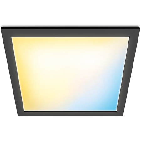 LED panelové stropné svietidlo 36W 3400lm 2700-6500K TW 60x60 cm čierny štvorcový Smart SMART WiFi Bluetooth App WiZ
