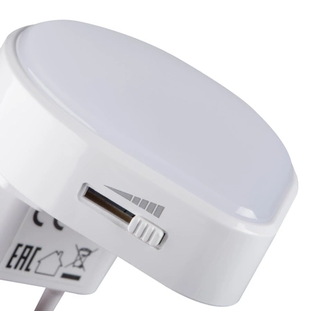 Dekoratívne nočné svetlo LED 0,5 W 30 lm 3000 K, teplá biela biely Ulov Kanlux