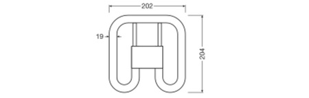 LED žiarivka GR8 13W = 28W 1350lm 3000K, teplá biela Dulux SQ EM & AC Ledvance