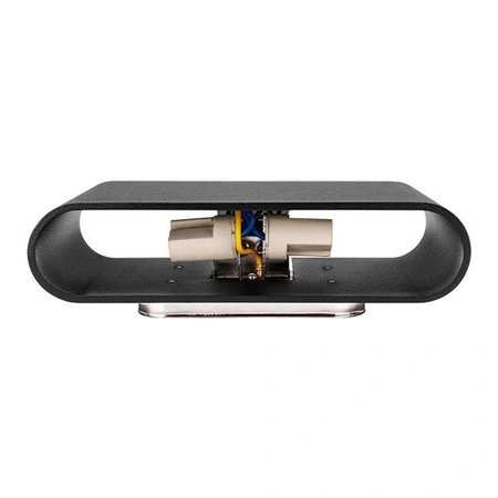 Nástenná objímka na povrchovú montáž 2x G9 Black Lisa Black Masterled