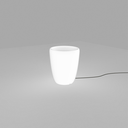 Záhradné svietidlo vonkajšie stojace E27 biele vodotesné IP44 FLOWERPOT S 9711 Nowodvorski