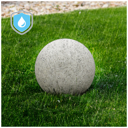 Vonkajšie svietidlo Sphere E27 Grey IP65 Záhradná guľa Kobi