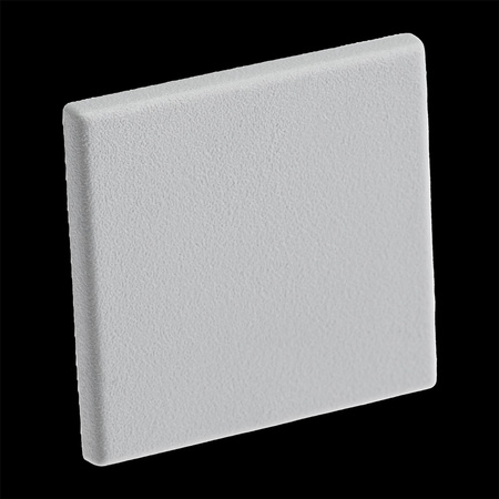 Hliníkový eloxovaný profil pre LED pásy KM48 Silver Povrch regálu 1 m + mliečne tienidlo + koncové krytky