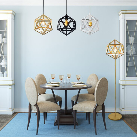 Stropné závesné svietidlo E27 Gold Sanico Dánsko Goldlux