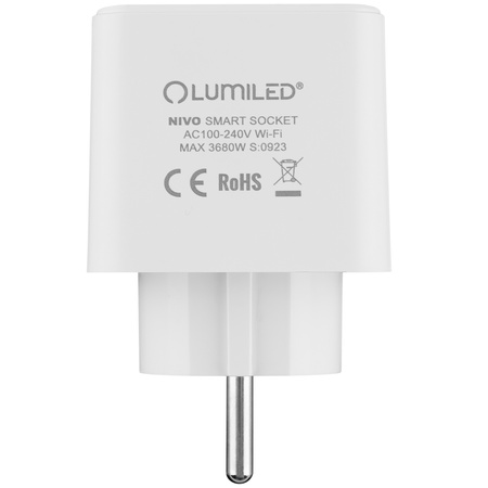 2x WiFi inteligentná zásuvka Wattmeter Timer TUYA SMART NIVO LUMILED