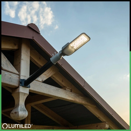 LED pouličné svietidlo LUXOS2 Priemyselné cestné svietidlo 50W 7000lm 4000K IP65 ALS LUMILED